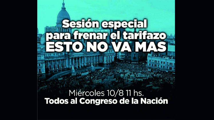 Tarifazo-Congreso